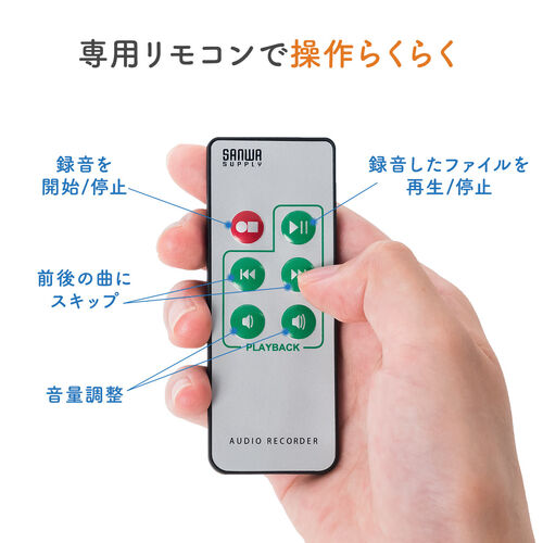 オーディオキャプチャー|カセットテープ/レコード/ラジオ→SD/USB簡単保存