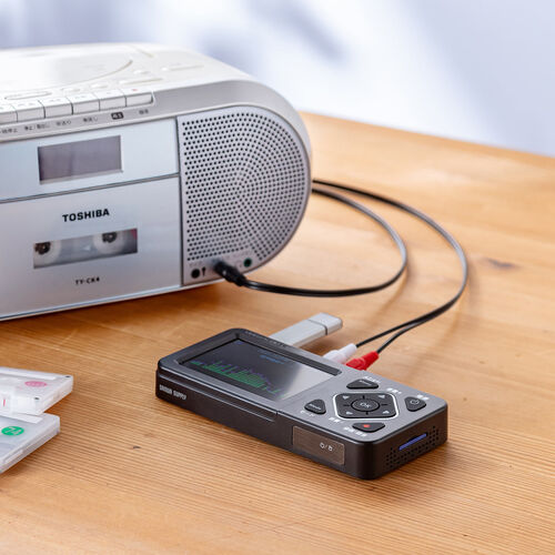 ビデオキャプチャー（RCA・AV・S端子・HDMI出力・キャプチャーボード・480p・60Hz・モニター付き・3.5インチ・VHS・ビデオテープ・オーディオキャプチャ・USBメモリ・SDカード）