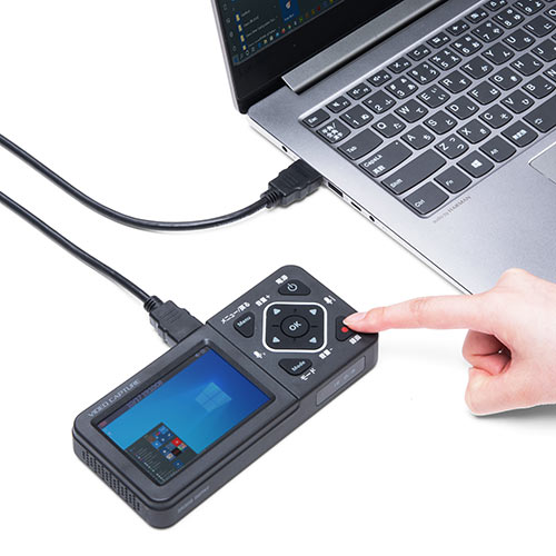 ビデオキャプチャー（VHSデータ化・AV接続・HDMI接続・デジタル保存・ビデオテープ・テープダビング・モニター確認・USB/SD保存・HDMI出力・パソコン不要・2025問題） MEDI034