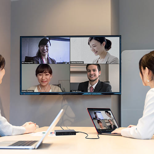 USB-HDMIカメラアダプタ(UVC対応・WEBカメラ・4入力・HDMI出力・Zoom・Skype・Windows・Mac）