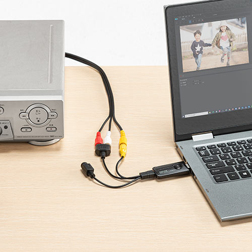 Mac対応 miniDV取り込みフルセット｜A1463含む一式｜すぐ使えます Amazon.co.jp: サンワダイレクト USB ビデオキャプチャー ビデオ