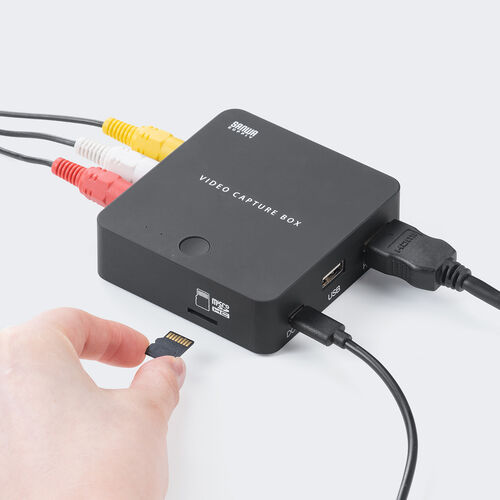 ビデオキャプチャー｜VHSデジタル化・PC不要・microSD保存対応