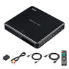 ミニDVDプレーヤー（CD・再生専用・USB給電・リージョンフリー・地デジ・CPRM対応・HDMI・RCA出力・メディアプレーヤー・USBメモリ・microSDカード再生・日本語説明書・ブラック）