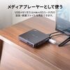 ミニDVDプレーヤー（CD・再生専用・USB給電・リージョンフリー・地デジ・CPRM対応・HDMI・RCA出力・メディアプレーヤー・USBメモリ・microSDカード再生・日本語説明書・ブラック）