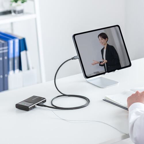 ビデオキャプチャー（USBC・充電しながら・スマホ/タブレット・画面録画・PD100W・DP Altモード・1080p・フルHD・キャプチャーボード・ゲーム・microSD保存・画録・パソコン不要 ）