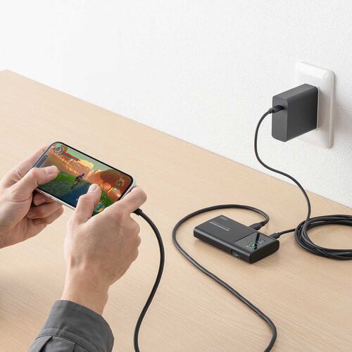 ビデオキャプチャー（USBC・充電しながら・スマホ/タブレット・画面録画・PD100W・DP Altモード・1080p・フルHD・キャプチャーボード・ゲーム・microSD保存・画録・パソコン不要 ）