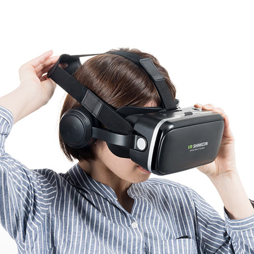 3D VRゴーグル(コントローラー付き・iPhone/Android対応・VR SHINECON・Bluetooth）