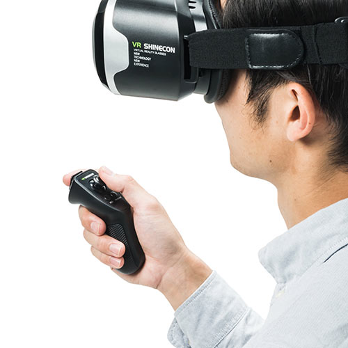 3D VRゴーグル用コントローラー(VR・Bluetooth・リモコン・iPhone/Android対応)