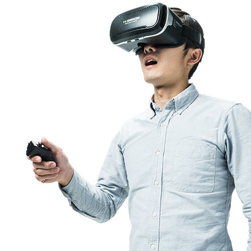 3D VRゴーグル用コントローラー(VR・Bluetooth・リモコン・iPhone/Android対応)
