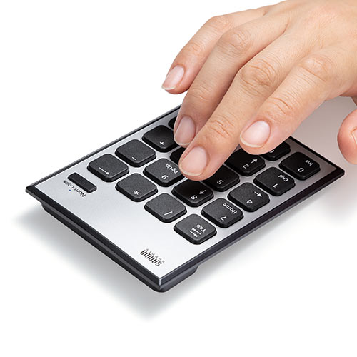 Bluetoothテンキー（Bluetooth・無線・モバイル・持ち運び・薄型・小型・パンタグラフ・アイソレーション・電池式）