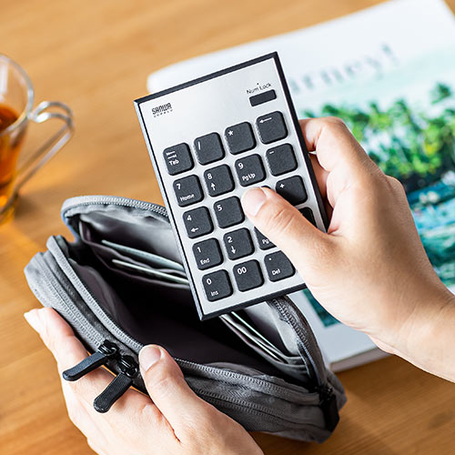 Bluetoothテンキー（Bluetooth・無線・モバイル・持ち運び・薄型・小型・パンタグラフ・アイソレーション・電池式）