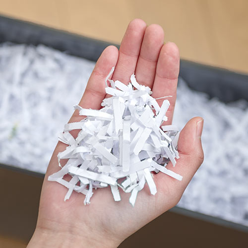 【アウトレット・中古・セール】コロコロシュレッダー（電動・クロスカット・キャスター・取っ手付き・A4・8枚細断・家庭用・ホッチキス対応・業務用・移動・デスクサイドシュレッダー）