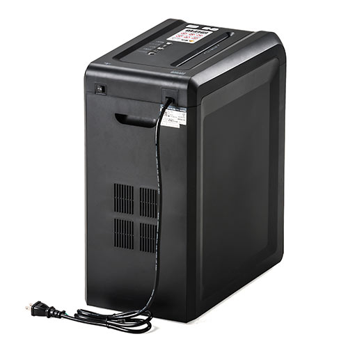 シュレッダー（家庭用・電動・マイクロカット・A4・静音・高速・ホッチキス対応・コンパクト）EZ4-PSD035 サンワサプライ