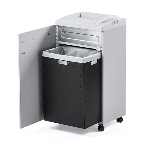 シュレッダー(業務用・電動・クロスカット・A4・連続使用・大型・60L・オフィス・ホッチキス対応・メンテナンスオイル・静音・カード・キャスター付き) PSD054 サンワサプライ