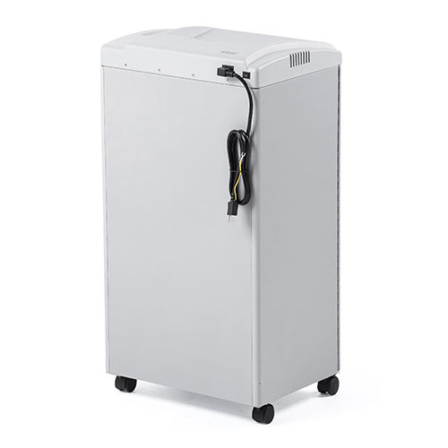 シュレッダー(業務用・電動・クロスカット・A4・連続使用・大型・60L・オフィス・ホッチキス対応・メンテナンスオイル・静音・カード・キャスター付き) PSD054 サンワサプライ