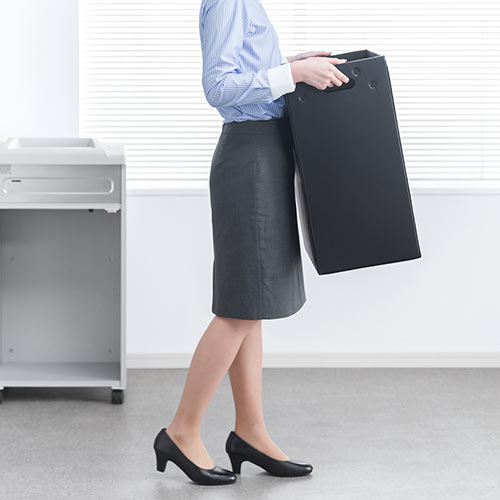 シュレッダー(業務用・電動・クロスカット・A4・連続使用・大型・60L・オフィス・ホッチキス対応・メンテナンスオイル・静音・カード・キャスター付き) PSD054 サンワサプライ