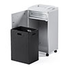 シュレッダー(業務用・電動・クロスカット・A4・連続使用・大型・60L・オフィス・ホッチキス対応・メンテナンスオイル・静音・カード・キャスター付き) PSD054 サンワサプライ