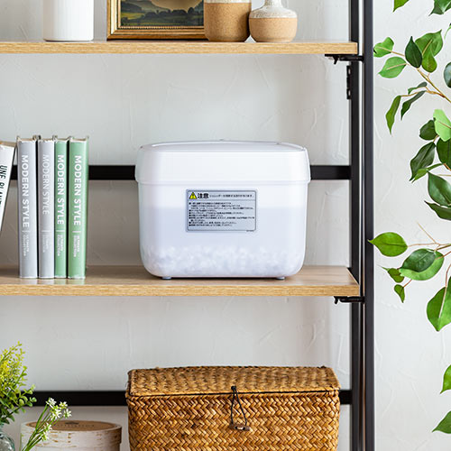 シュレッダー（卓上・コンパクト・A5対応・クロスカット・電動・5枚同時細断・連続2分・ホワイト）