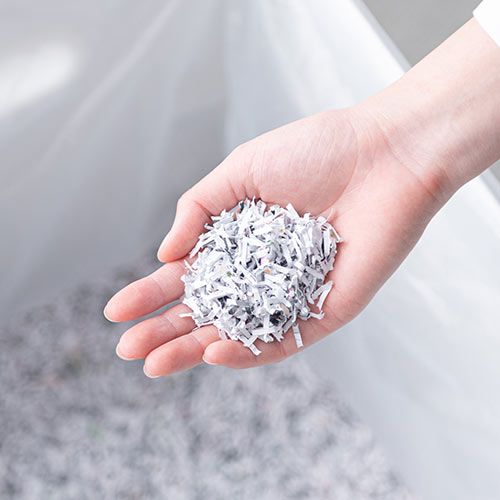 シュレッダー（オートフィードシュレッダー・電動シュレッダー・業務用・マイクロカット・連続給紙・手差し細断・連続使用・大型・83L・静音・ホッチキス・カード） PSD059