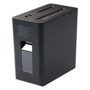 新品同様　自動送りシュレッダー　ホチキス、カードも可、 30分連続可能23L静音 EZ4-PSD063BK_WF.JPG