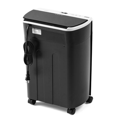 オートフィードシュレッダー（家庭用シュレッダー・業務用シュレッダー・自動細断・連続給紙・自動給紙60枚・クロスカット・5×10mm・手差し細断8枚・カード細断・13.5L・ホッチキス）