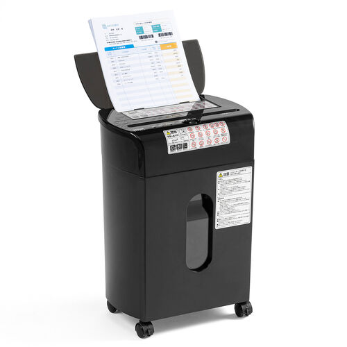 オートフィードシュレッダー（家庭用シュレッダー・業務用シュレッダー・自動細断・連続給紙・自動給紙60枚・マイクロカット 2×10mm・手差し細断8枚・カード細断・13.5L ホッチキス）