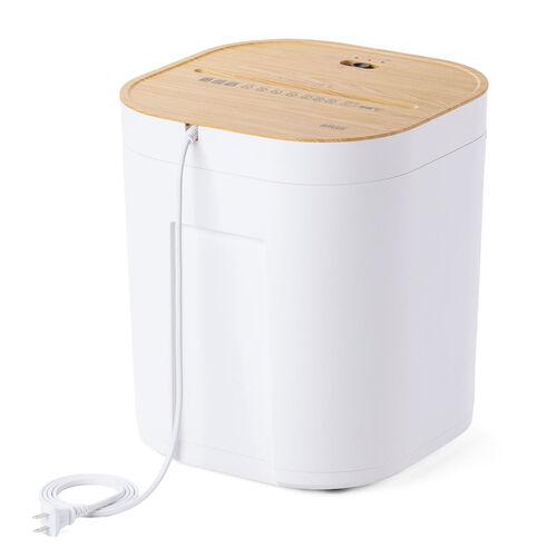 シュレッダー（静音・コンパクトシュレッダー・パーソナルシュレッダー・電動シュレッダー・マイクロカット・ホッチキス対応・最大4枚・12L・ホワイト）