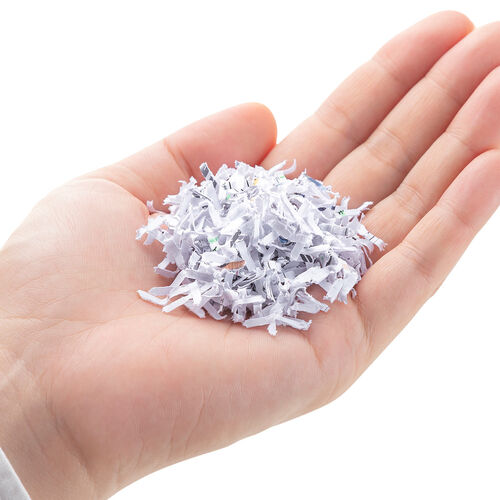 シュレッダー（静音・コンパクトシュレッダー・パーソナルシュレッダー・電動シュレッダー・マイクロカット・ホッチキス対応・最大4枚・12L・ホワイト）