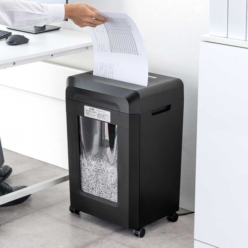 マイクロカットシュレッダー（大容量30L・A3対応・最大9枚同時細断・2×10mm・CD/DVD対応・カード対応・秘密情報漏洩対策）