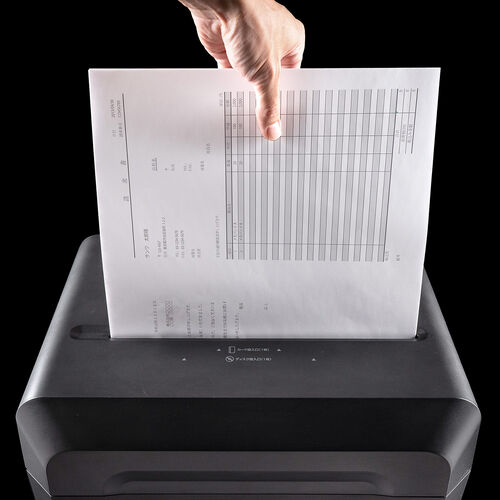 クロスカットシュレッダー（大容量30L・A3対応・最大13枚同時細断・4×40mm・CD/DVD対応・カード対応・情報漏洩対策）