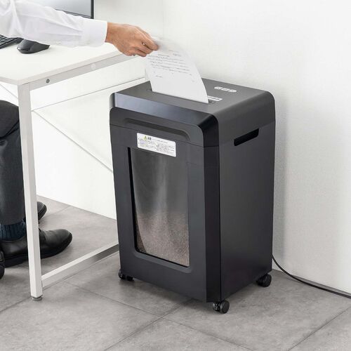 シュレッダー（業務用・マイクロカット・大容量30L・静音設計・最大16枚同時細断・CD/DVD対応・秘密情報漏洩対策）