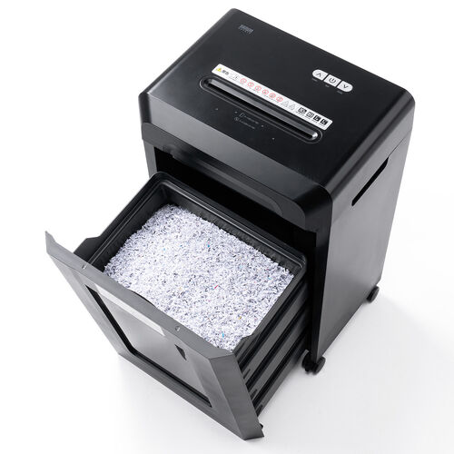 シュレッダー（業務用・マイクロカット・大容量30L・静音設計・最大16枚同時細断・CD/DVD対応・秘密情報漏洩対策）