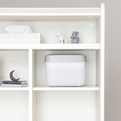 卓上シュレッダー（コンパクトシュレッダー・電動シュレッダー・A5対応・マイクロカット・2×12mm・電動・5枚同時細断・連続2分・5L）