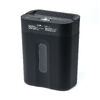 電動シュレッダー（家庭用・クロスカット・静音・60dB・15L・大容量ダストボックス・最大7枚細断・連続5分使用・ホッチキス対応・カード対応・ブラック）