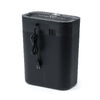 電動シュレッダー（家庭用・クロスカット・静音・60dB・15L・大容量ダストボックス・最大7枚細断・連続5分使用・ホッチキス対応・カード対応・ブラック）