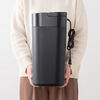 電動シュレッダー（家庭用・クロスカット・静音・60dB・15L・大容量ダストボックス・最大7枚細断・連続5分使用・ホッチキス対応・カード対応・ブラック）