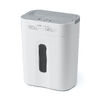 電動シュレッダー（家庭用・クロスカット・静音・60dB・15L・大容量ダストボックス・最大7枚細断・連続5分使用・ホッチキス対応・カード対応・ホワイト）