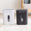 電動シュレッダー（家庭用・クロスカット・静音・60dB・15L・大容量ダストボックス・最大7枚細断・連続5分使用・ホッチキス対応・カード対応・ホワイト）