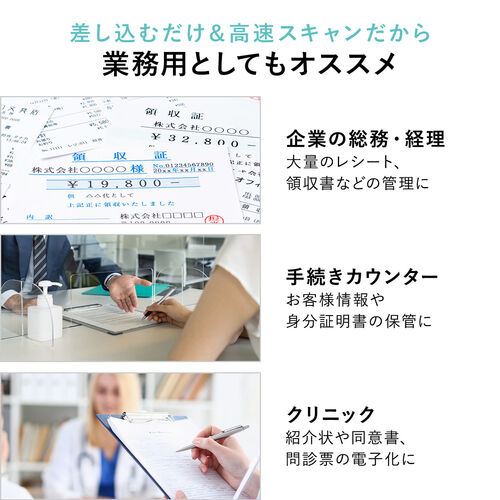 フォトスキャナー（自動・高速・CCDセンサー・写真データ化・A4