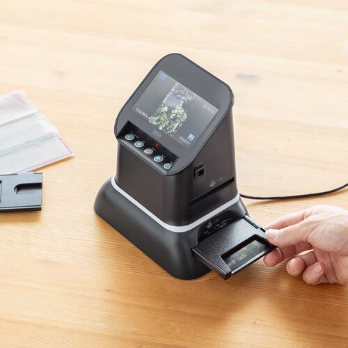 フィルムスキャナ（ネガフィルムスキャナ・120ブローニーフィルム・35mm・127フィルム対応・ポジ対応・デジタル化・高画質・HDMI出力・テレビ出力対応・おすすめ） SCN065