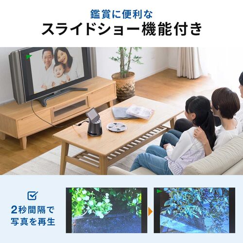 フィルムスキャナ（ネガフィルムスキャナ・APSフィルム・35mm・8mmフィルム対応・ポジ対応・デジタル化・HDMI出力・テレビ出力対応・おすすめ） SCN066