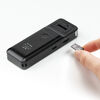 ボイスレコーダー（16GBメモリ内蔵・乾電池式・単四・microSDカード対応・ICレコーダー・小型・軽量・録音・記録）