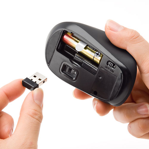 ワイヤレス マウスキーボード（ブルーLEDマウス・PS3・Wii・Wii U対応）