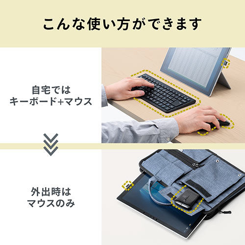 キーボードマウスセット（無線・ワイヤレスキーボード・ワイヤレスマウス・スリムキーボード・薄型マウス・持ち運び・充電式・テンキーなし・右利き・左利き）