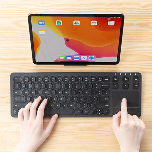 iPad用 ブラック Bluetoothキーボード Amazon | ワイヤレス キーボード、シザー スタイル キーボード