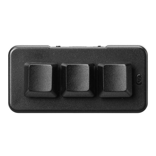 プログラマブルキーボード（ミニ3キー・片手キーボード・左手デバイス・ゲーミングキーボード・マクロキーボード・マクロ機能・メカニカル・青軸・割付・バックライト付き・有線接続・ブラック） SKB075