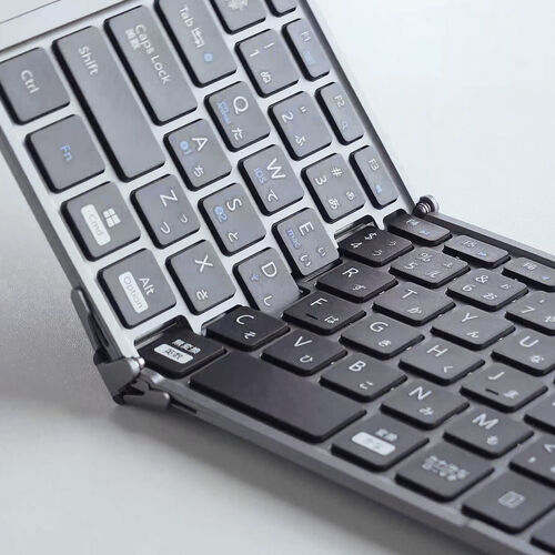 ワイヤレスキーボード（Bluetoothキーボード・折りたたみ・iPhone対応