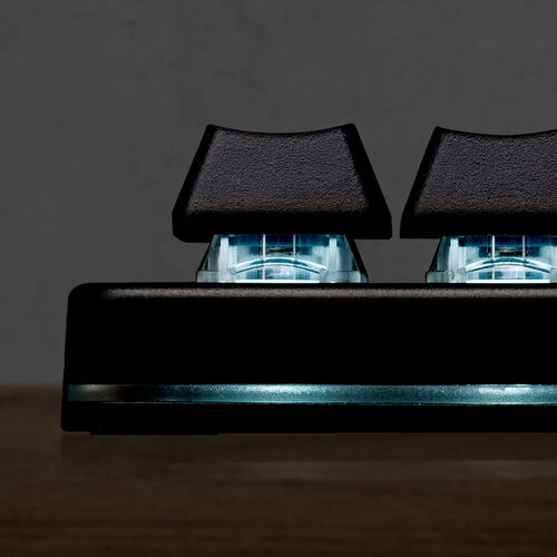 プログラマブルキーボード（マクロキーボード・マクロ機能・ミニ6キー・片手・左手デバイス・ゲーミングキーボード・メカニカル・青軸・割り当て・割付・バックライト付き・有線・カスタマイズ・ブラック）