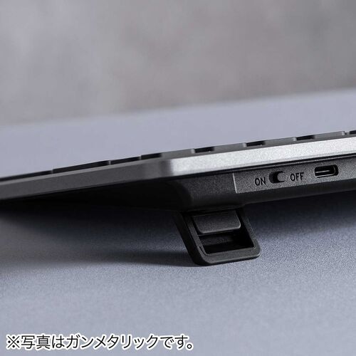 ワイヤレスキーボード（Bluetooth＆2.4Gレシーバー・日本語配列・フルサイズ・マルチペアリング3台・充電式・パンタグラフ式・ベージュ）