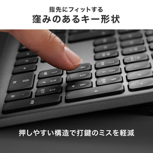 ワイヤレスキーボード（Bluetooth＆2.4Gレシーバー・日本語配列・フルサイズ・マルチペアリング3台・充電式・パンタグラフ式・ベージュ）